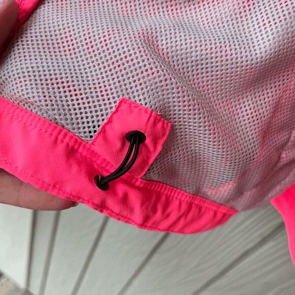 Saucony ViZiPRO Running Vest Neon Pink Reflective Windbreaker Sz M - Picture 11 of 13